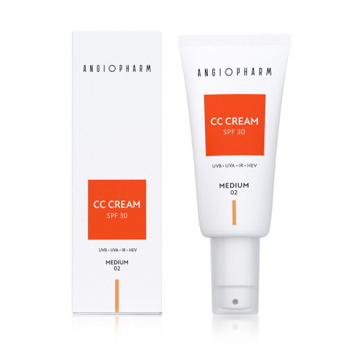 CC-КРЕМ SPF 30, 02 Medium, 30 МЛ ANGIOPHARM