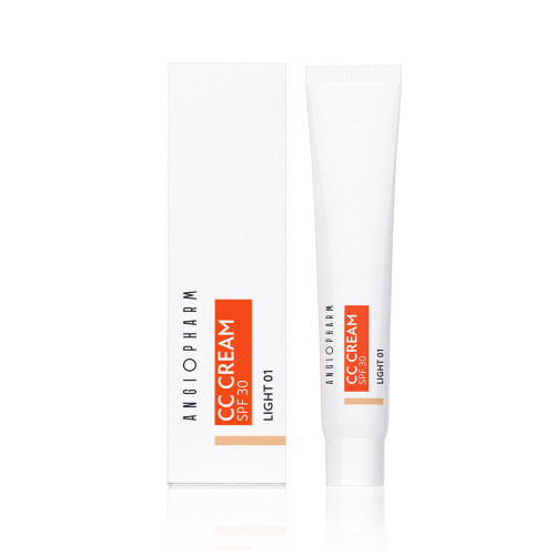 CC-КРЕМ SPF 30, 01 Light, 7 МЛ ANGIOPHARM